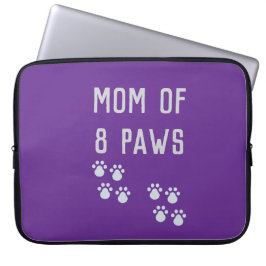 Capa Para Notebook Mom of 8 paws