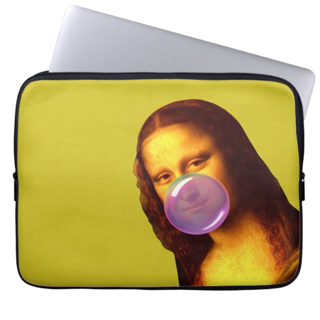 Capa Para Notebook Mona Lisa Chiclete (Frente)