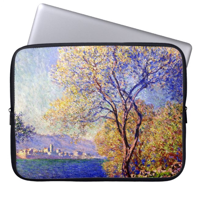 Capa Para Notebook Monet - Antibes vistos dos Jardins Salis, (Frente)