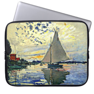 Capa Para Notebook Monet - Barco à vela em le Petit Gennevilliers
