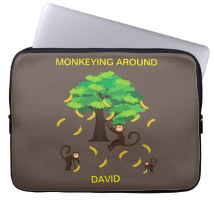 Capa Para Notebook "Monkeing Around"