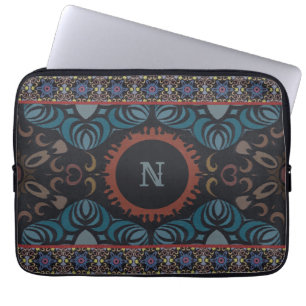 Capa Para Notebook Monograma de Elegância de eterno tradicional