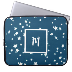 Capa Para Notebook Monograma de estrelas