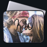 Capa Para Notebook Monograma de Script de Pincel e Fotografia Persona<br><div class="desc">Esta peça é uma design personalizada, moderna e personalizada. Ele apresenta uma foto que o cliente substitui por suas próprias iniciais de fotos e scripts de pincel. Este impressão irá certamente acrescentar ao estilo pessoal de qualquer homem ou mulher, fazer-o na moda e ousado. Este design em particular permite a...</div>