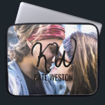 Capa Para Notebook Monograma de Script de Pincel e Fotografia Persona<br><div class="desc">Esta peça é uma design personalizada, moderna e personalizada. Ele apresenta uma foto que o cliente substitui por suas próprias iniciais de fotos e scripts de pincel. Este impressão irá certamente acrescentar ao estilo pessoal de qualquer homem ou mulher, fazer-o na moda e ousado. Este design em particular permite a...</div>