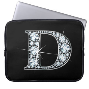 Capa Para Notebook Monograma do "diamante" do Falso de D