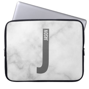 Capa Para Notebook Monograma e Nome Personalizados Modernos e Destaca