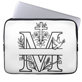 Capa Para Notebook Monograma M Cristão