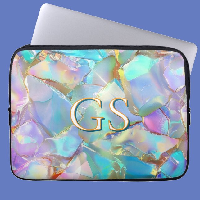 Capa Para Notebook Monograma ou Nome Grande em Opal (Criador carregado)