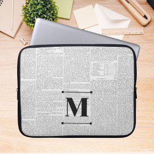 Capa Para Notebook Monograma Personalizado do New sprint Vintage