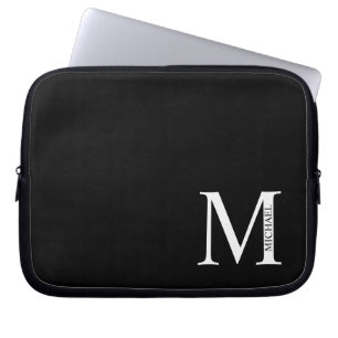 Capa Para Notebook Monograma Personalizado e Bolsa de laptop de Nome