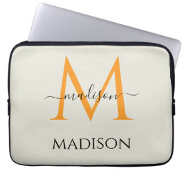 Capa Para Notebook Monograma Personalizado & Nome