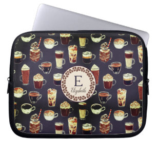 Capa Para Notebook Monograma Venti Café Fall Dark Roxo