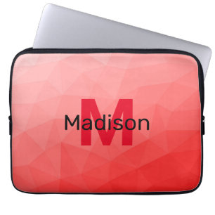 Capa Para Notebook Monomarca com padrão de malha geométrica gradiente