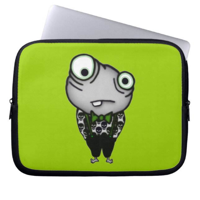 Capa Para Notebook Monstro Bem Vestido (Frente)
