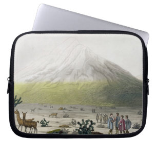 Capa Para Notebook Montagem Chimborazo, Equador, 'de Le Traje Ancien
