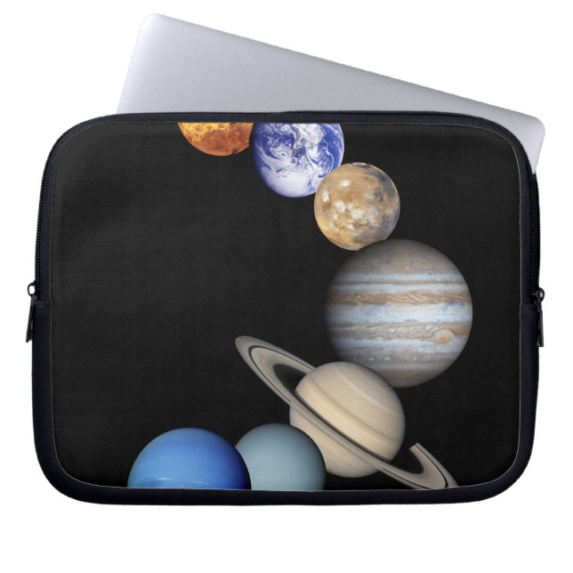 Capa Para Notebook Montagem do Sistema Solar (Frente)