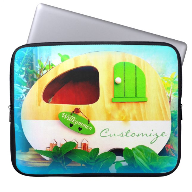 Capa Para Notebook Montagem personalizada do camper casa (Frente)