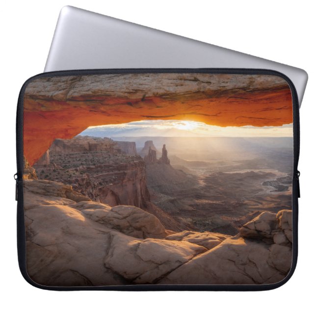 CAPA PARA NOTEBOOK MONTANHA ROCKY MARAVILHADA DURANTE O SOL (Frente)