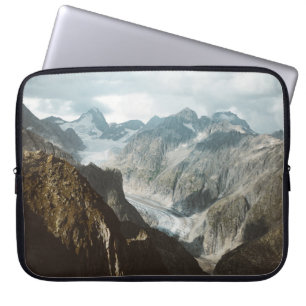 CAPA PARA NOTEBOOK MONTANHAS COBERTAS PELA NEVE DURANTE O DIA
