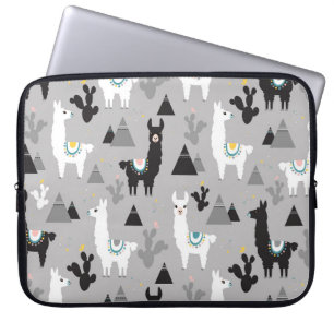 Capa Para Notebook Montanhas de lama cactus, padrão perfeito.