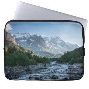 Capa Para Notebook Montanhas Mont Blanc Massif, Itália