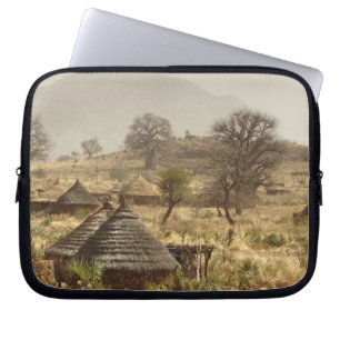 Capa Para Notebook Montanhas Nuba, vila de Nugera