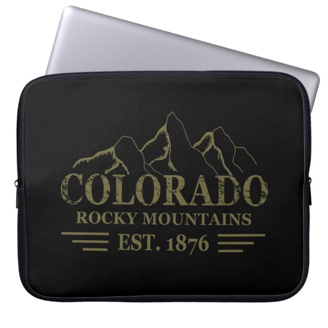 Capa Para Notebook Montanhas Rocky Colorado (Frente)