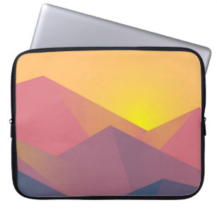 Capa Para Notebook Montanhas Russas Minimalista Geométrico