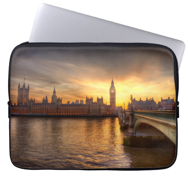 Capa Para Notebook Monumentos | Big Ben & Houses do Parlamento (Frente)