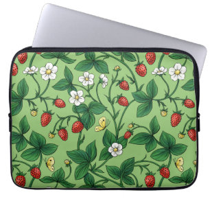 Capa Para Notebook Morangos selvagens vermelhos/amarelos/verdes/