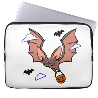 Capa Para Notebook Morcego voador fofo de Halloween