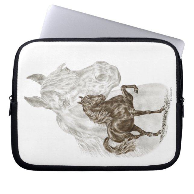 Capa Para Notebook Morgan Horse Art (Frente)