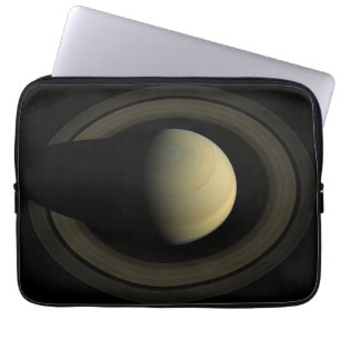 Capa Para Notebook Mosaico Do Planeta Saturno E Seus Anéis Principais
