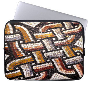 Capa Para Notebook Mosaico Quente do Outono Tonelado do Azulejo Roman