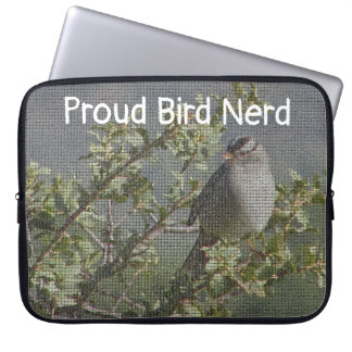 Capa Para Notebook Mosaico Sparrow Avid Birder Proud Bird Nerd