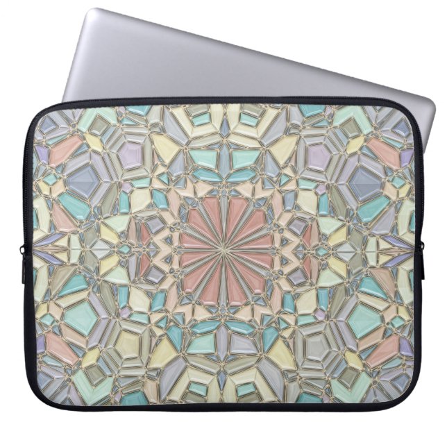 Capa Para Notebook mosaico vibrante (Frente)