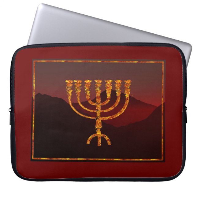 Capa Para Notebook Moshe's Menorah (Frente)