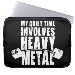 Capa Para Notebook Motivação "Levantamento de Peso" - Metal Pesado