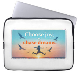 Capa Para Notebook Motivational Sunset Quote Art