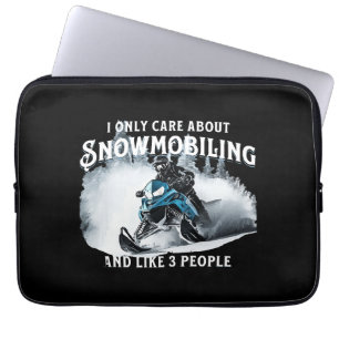 Capa Para Notebook Motoneira de neve engraçada Motoneira de neve