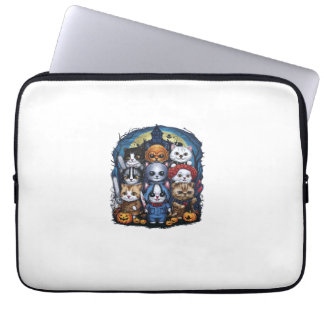 Capa Para Notebook Movies Cute Halloween for Cat Kitty Lovers Long Sl