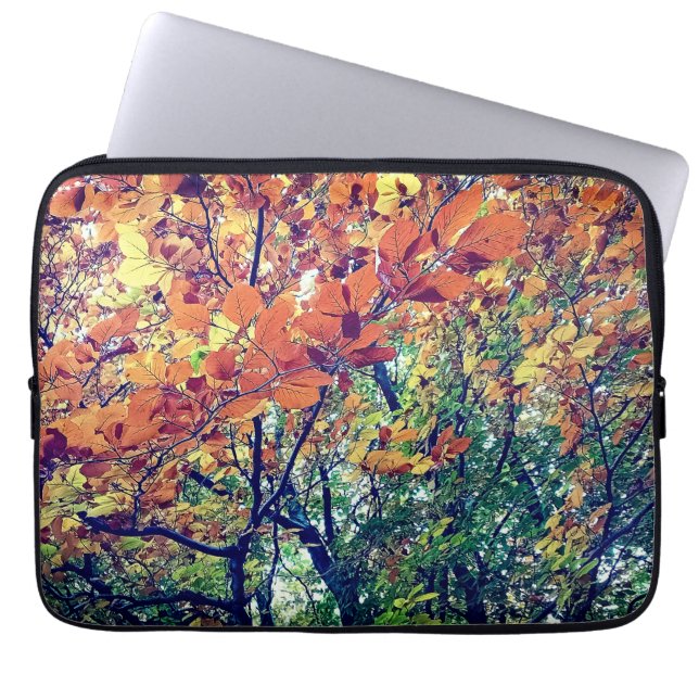 Capa Para Notebook Mudança nas folhas (Frente)