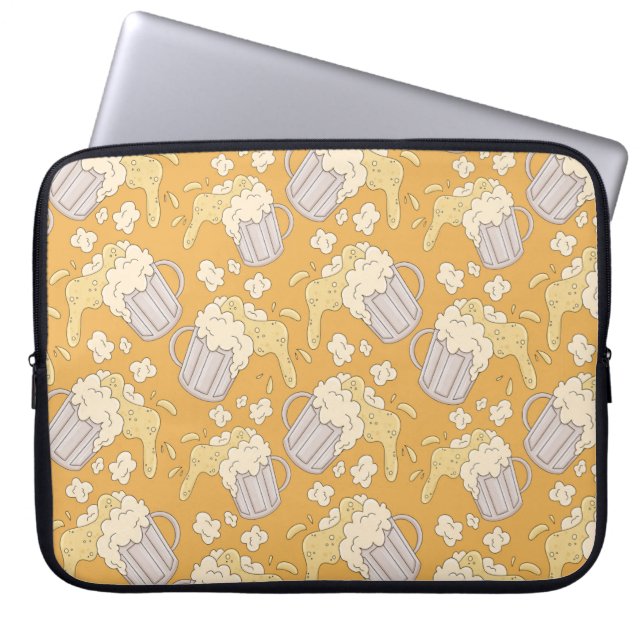 Capa Para Notebook Mug com desenho de cerveja sem problemas. Álcool d (Frente)