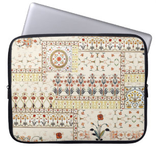 Capa Para Notebook Mughal Floral Paisley: Elegância Digital Étnica.
