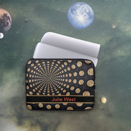 Capa Para Notebook Muitas luas Bolsas de laptop com nome ou iniciais