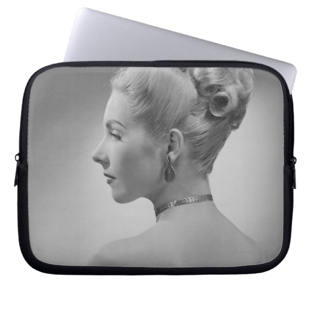 Capa Para Notebook Mulher elegante (Frente)