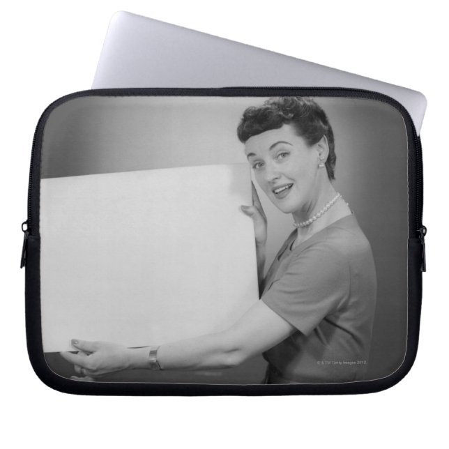 Capa Para Notebook Mulher madura (Frente)