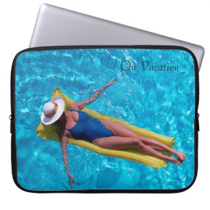 Capa Para Notebook Mulher na imagem de piscina da Bolsa de laptop Neo