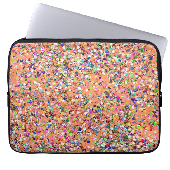 Capa Para Notebook Multicolor Mosaic Modern Grit Glitter #5 (Frente)